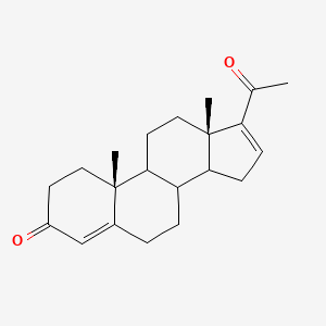 (10R,13S)-17-Acetyl-10,13-dimethyl-1,2,6,7,8,9,10,11,12,13,14,15-dodecahydro-cyclopenta[a]phenanthren-3-one