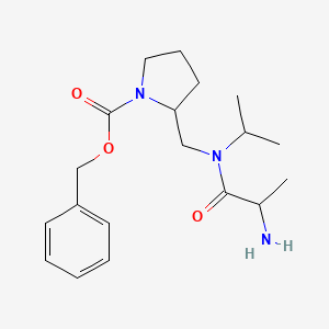 (S)-Benzyl 2-(((S)-2-amino-N-isopropylpropanamido)methyl)pyrrolidine-1-carboxylate