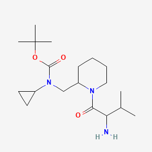 tert-butyl N-[[1-(2-amino-3-methylbutanoyl)piperidin-2-yl]methyl]-N-cyclopropylcarbamate