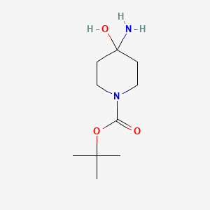 tert-Butyl 4-amino-4-hydroxypiperidine-1-carboxylate