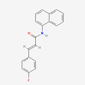 (2E)-3-(4-fluorophenyl)-N-(naphthalen-1-yl)prop-2-enamide