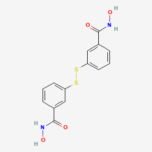 3,3'-Disulfanediylbis(N-hydroxybenzamide)