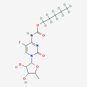 1,1,2,2,3,3,4,4,5,5,5-undecadeuteriopentyl N-[1-(3,4-dihydroxy-5-methyloxolan-2-yl)-5-fluoro-2-oxopyrimidin-4-yl]carbamate