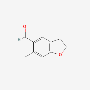 6-Methyl-2,3-dihydrobenzofuran-5-carbaldehyde