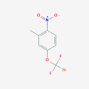 4-(Bromo-difluoro-methoxy)-2-methyl-1-nitro-benzene