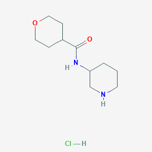 (S)-N-(Piperidin-3-yl)tetrahydro-2H-pyran-4-carboxamide hydrochloride