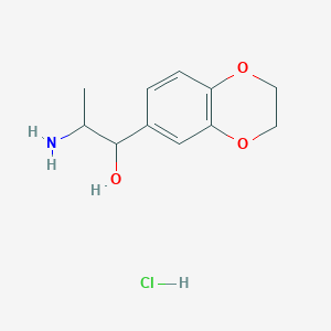 (1R,2R)-2-amino-1-(2,3-dihydro-1,4-benzodioxin-6-yl)propan-1-ol hydrochloride