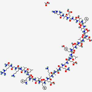 molecular formula C151H230N40O47 B14796319 Human GLP-1-(7-36)-amide 