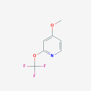 molecular formula C7H6F3NO2 B14796486 4-Methoxy-2-trifluoromethoxy-pyridine 