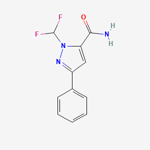 1-(difluoromethyl)-3-phenyl-1H-pyrazole-5-carboxamide