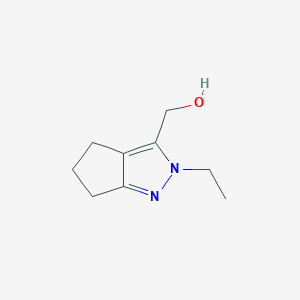 molecular formula C9H14N2O B1479654 (2-乙基-2,4,5,6-四氢环戊[c]吡唑-3-基)甲醇 CAS No. 2092546-58-0