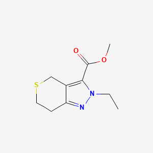 Methyl 2-ethyl-2,4,6,7-tetrahydrothiopyrano[4,3-c]pyrazole-3-carboxylate