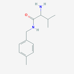 2-amino-3-methyl-N-[(4-methylphenyl)methyl]butanamide