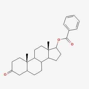 (5xi,8xi,9xi,14xi)-3-Oxoandrostan-17-yl benzoate