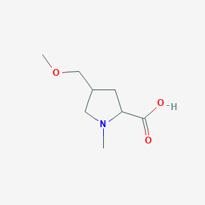 4-(Methoxymethyl)-1-methylpyrrolidine-2-carboxylic acid