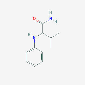 2-Anilino-3-methylbutanamide