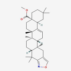 Olean-12-eno[3,2-c]isoxazol-28-oic acid methyl ester