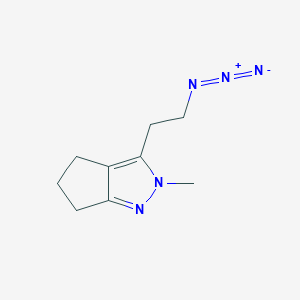 3-(2-Azidoethyl)-2-methyl-2,4,5,6-tetrahydrocyclopenta[c]pyrazole