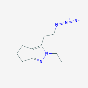 3-(2-Azidoethyl)-2-ethyl-2,4,5,6-tetrahydrocyclopenta[c]pyrazole
