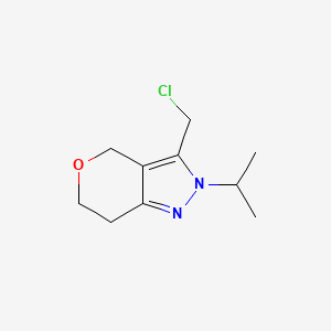 3-(Chloromethyl)-2-isopropyl-2,4,6,7-tetrahydropyrano[4,3-c]pyrazole