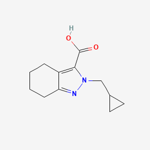 molecular formula C12H16N2O2 B1479674 2-(cyclopropylmethyl)-4,5,6,7-tetrahydro-2H-indazole-3-carboxylic acid CAS No. 2091215-13-1