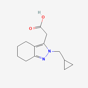 2-(2-(cyclopropylmethyl)-4,5,6,7-tetrahydro-2H-indazol-3-yl)acetic acid
