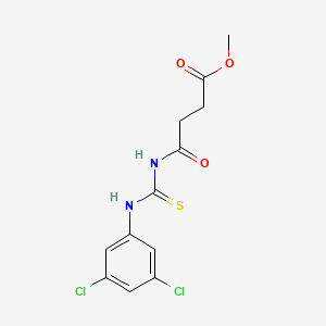 Methyl 4-{[(3,5-dichlorophenyl)carbamothioyl]amino}-4-oxobutanoate