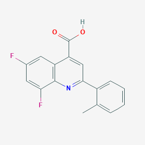 6,8-Difluoro-2-(o-tolyl)quinoline-4-carboxylic acid