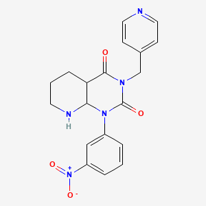 Pyrido[2,3-d]pyrimidine-2,4(1H,3H)-dione,1-(3-nitrophenyl)-3-(4-pyridinylmethyl)-