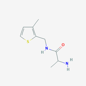 2-amino-N-[(3-methylthiophen-2-yl)methyl]propanamide