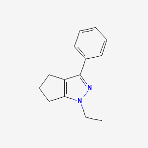 1-Ethyl-3-phenyl-1,4,5,6-tetrahydrocyclopenta[c]pyrazole