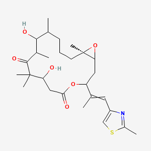 (16R)-7,11-dihydroxy-8,8,10,12,16-pentamethyl-3-[1-(2-methyl-1,3-thiazol-4-yl)prop-1-en-2-yl]-4,17-dioxabicyclo[14.1.0]heptadecane-5,9-dione