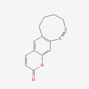 10,11-Didehydro-6,7,8,9-tetrahydro-2H-cycloocta[g]-1-benzopyran-2-one