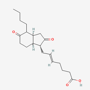 (E)-7-[(1R,3aS,7aS)-4-butyl-2,5-dioxo-3,3a,4,6,7,7a-hexahydro-1H-inden-1-yl]hept-5-enoic acid