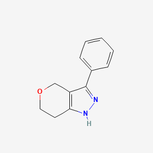 3-Phenyl-1,4,6,7-tetrahydropyrano[4,3-c]pyrazole