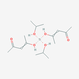 molecular formula C16H32O6Ti B14796863 Titaniumdiisopropoxidebis(acetylacetonate) 