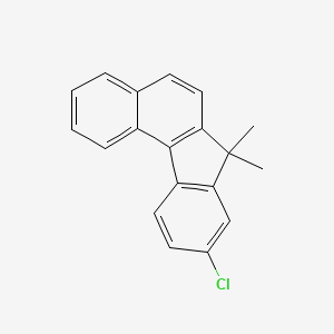 molecular formula C19H15Cl B14796885 9-chloro-7,7-dimethyl-7H-Benzo[c]fluorene 