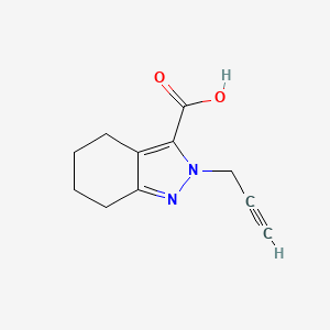molecular formula C11H12N2O2 B1479689 2-(prop-2-yn-1-yl)-4,5,6,7-tetrahydro-2H-indazole-3-carboxylic acid CAS No. 2092563-12-5