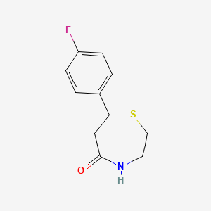 7-(4-Fluorophenyl)-1,4-thiazepan-5-one