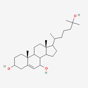 (10R,13R)-17-(6-hydroxy-6-methylheptan-2-yl)-10,13-dimethyl-2,3,4,7,8,9,11,12,14,15,16,17-dodecahydro-1H-cyclopenta[a]phenanthrene-3,7-diol