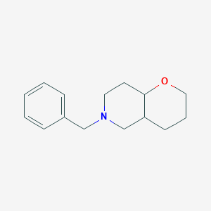 rel-(4aR,8aS)-Octahydro-6-(phenylmethyl)-2H-pyrano[3,2-c]pyridine