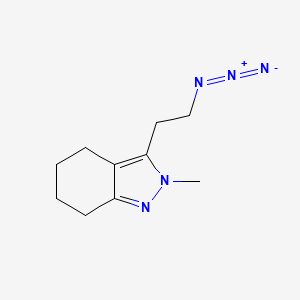 molecular formula C10H15N5 B1479699 3-(2-azidoethyl)-2-methyl-4,5,6,7-tetrahydro-2H-indazole CAS No. 2098021-96-4