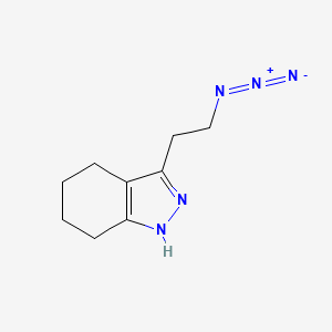 molecular formula C9H13N5 B1479710 3-(2-azidoethyl)-4,5,6,7-tetrahydro-2H-indazole CAS No. 2098021-87-3