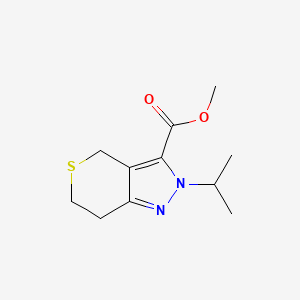 molecular formula C11H16N2O2S B1479711 Methyl 2-isopropyl-2,4,6,7-tetrahydrothiopyrano[4,3-c]pyrazole-3-carboxylate CAS No. 2098007-09-9