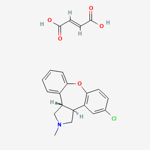 (E)-but-2-enedioic acid;(2S,6S)-9-chloro-4-methyl-13-oxa-4-azatetracyclo[12.4.0.02,6.07,12]octadeca-1(18),7(12),8,10,14,16-hexaene