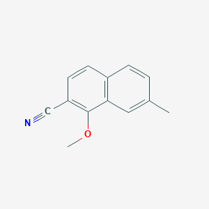 1-Methoxy-7-methylnaphthalene-2-carbonitrile