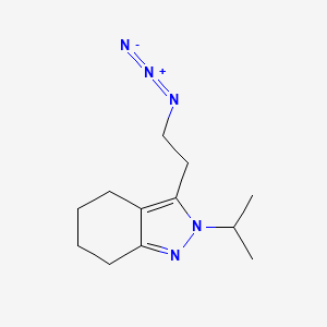 molecular formula C12H19N5 B1479721 3-(2-azidoethyl)-2-isopropyl-4,5,6,7-tetrahydro-2H-indazole CAS No. 2097968-05-1