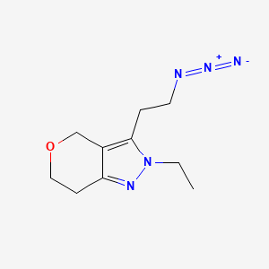 3-(2-Azidoethyl)-2-ethyl-2,4,6,7-tetrahydropyrano[4,3-c]pyrazole