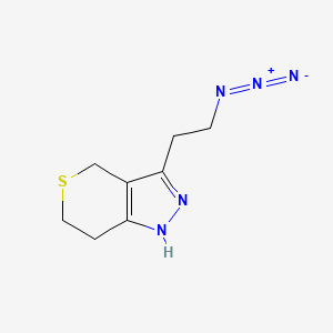 3-(2-Azidoethyl)-2,4,6,7-tetrahydrothiopyrano[4,3-c]pyrazole