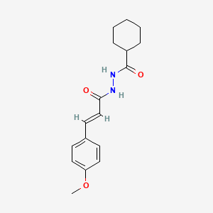 N'-[(2E)-3-(4-methoxyphenyl)prop-2-enoyl]cyclohexanecarbohydrazide